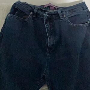 Color:  dark blue with embellishments on back pockets